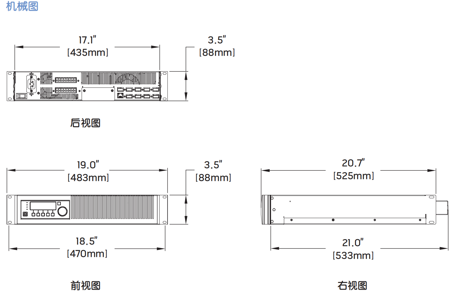 PowerMatch PM4250/4250N 可配置專業(yè)功率放大器